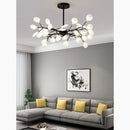 Altavilla Vicentina | Black Nordic Design Flower LED Chandelier