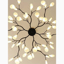 Altavilla Vicentina | Black Nordic Design Flower LED Chandelier