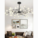 Altavilla Vicentina | Black Nordic Design Flower LED Chandelier