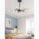 Altavilla Vicentina | Black Nordic Design Flower LED Chandelier