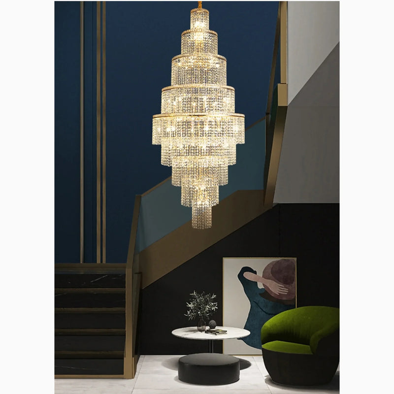 Capri | Large Crystal Chandelier for Living Room