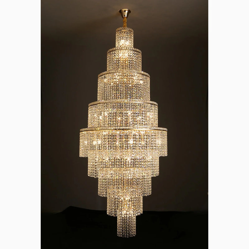 Capri | Large Crystal Chandelier for Living Room