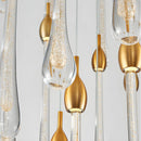 Castagniers | Staircase Gold Crystal Chandelier