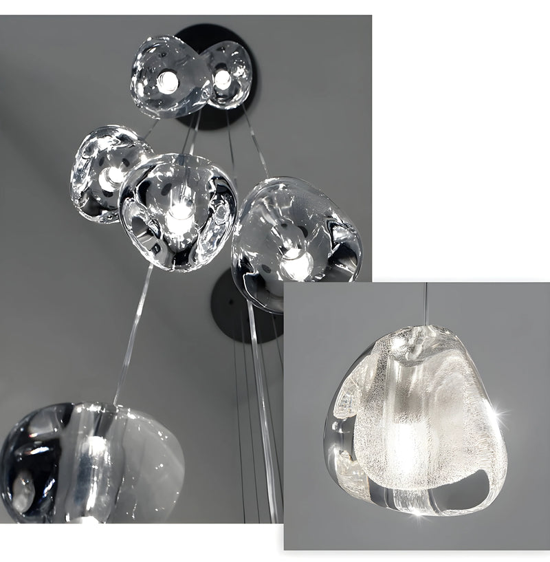 Cernobbio | Staircase Hanging Crystal Lamp