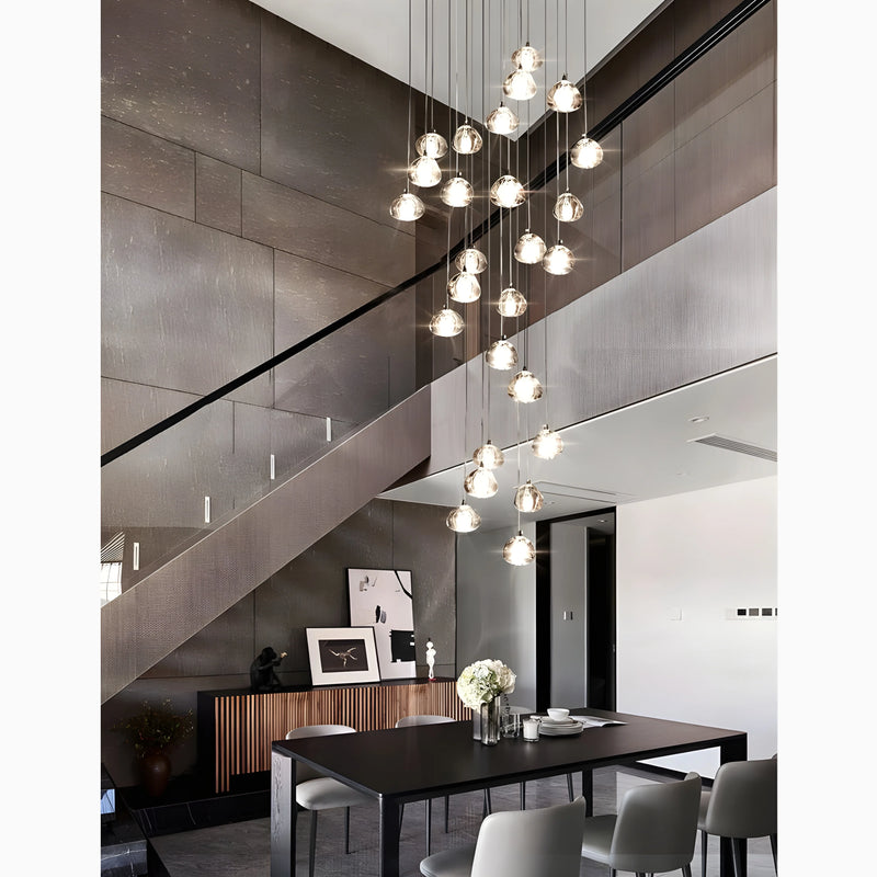 Cernobbio | Staircase Hanging Crystal Lamp