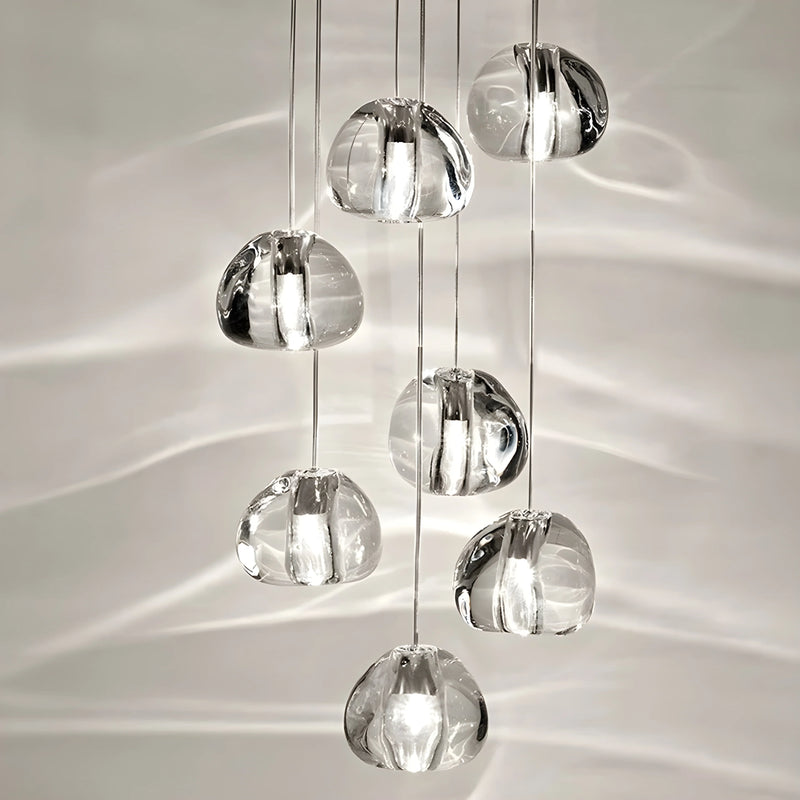 Cernobbio | Staircase Hanging Crystal Lamp