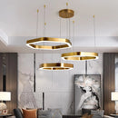 Chatelet | Hexagon Gold Chandelier for Living room