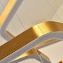 Chatelet | Hexagon Gold Chandelier for Living room