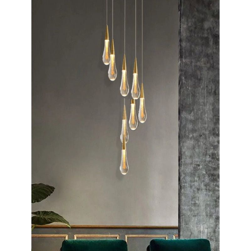 Orta San Giulio | Hanging Crystal Lamp for Living Room