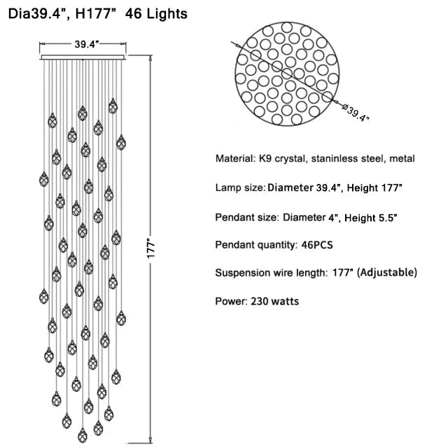 Luxury Diamond Crystal Chandelier, photo 32 of 32