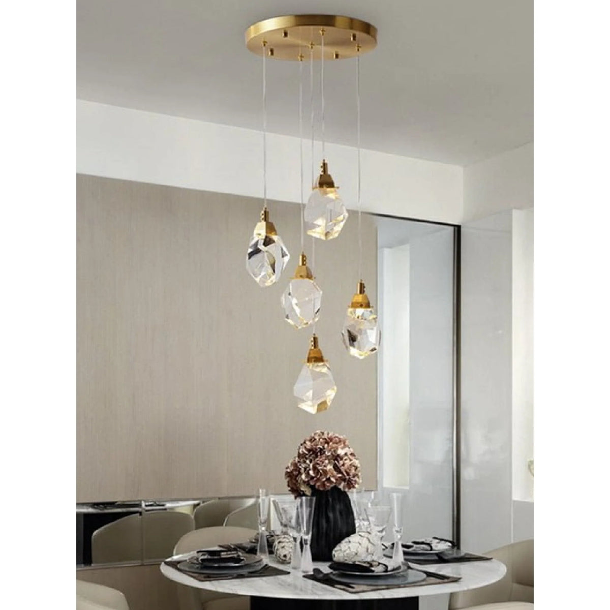 Luxury Diamond Crystal Chandelier, photo 11 of 32