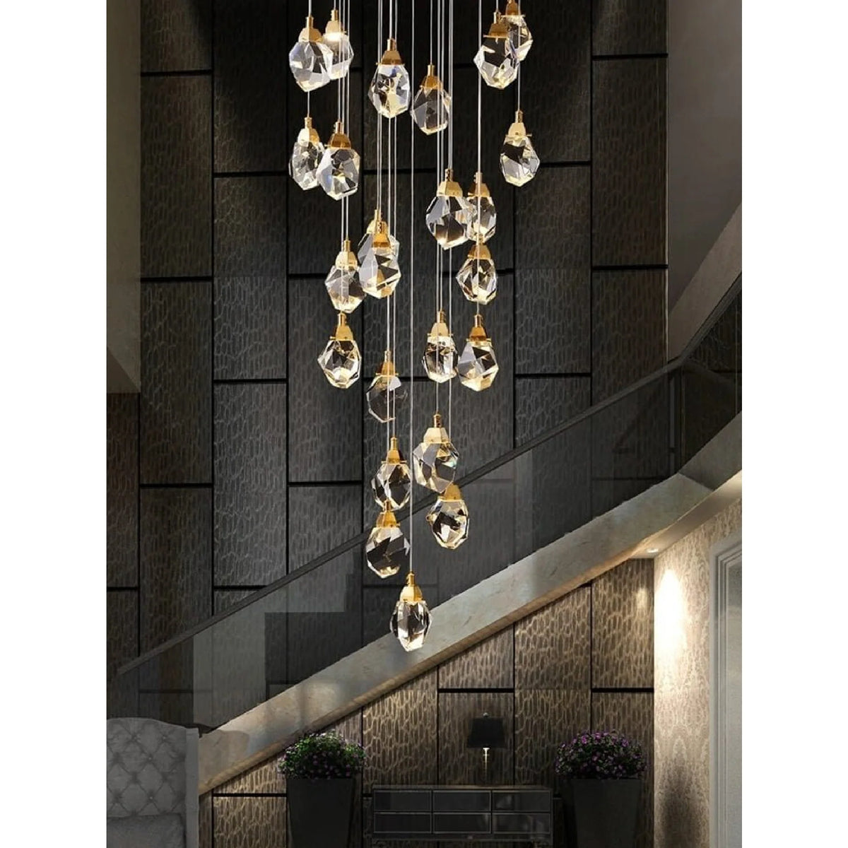Luxury Diamond Crystal Chandelier, photo 2 of 32