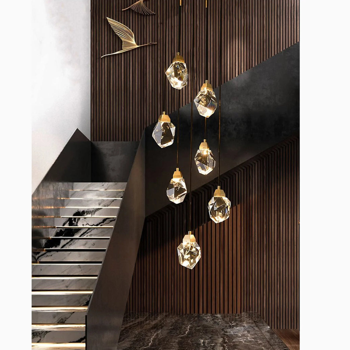 Luxury Diamond Crystal Chandelier, photo 8 of 32