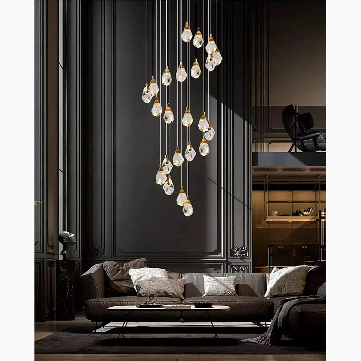 Luxury Diamond Crystal Chandelier, photo 6 of 32