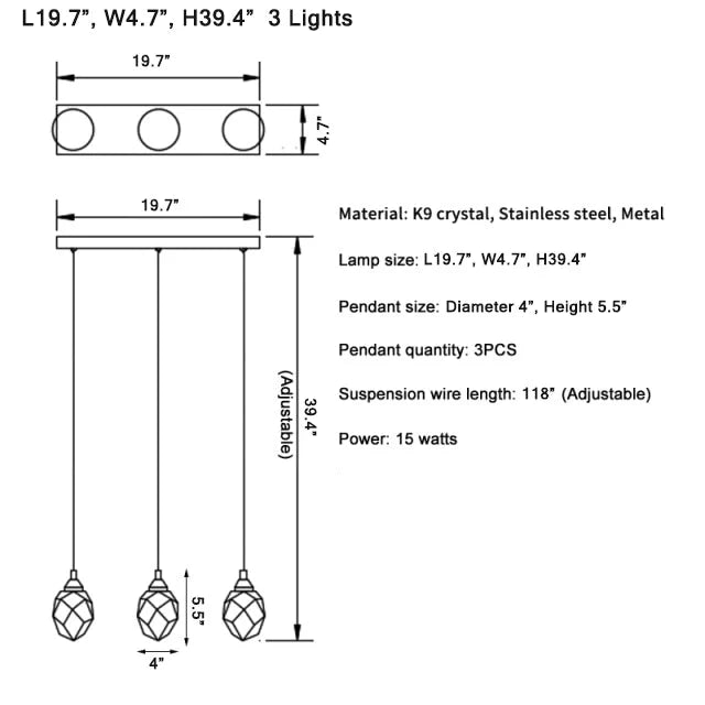 Luxury Diamond Crystal Chandelier, photo 15 of 32