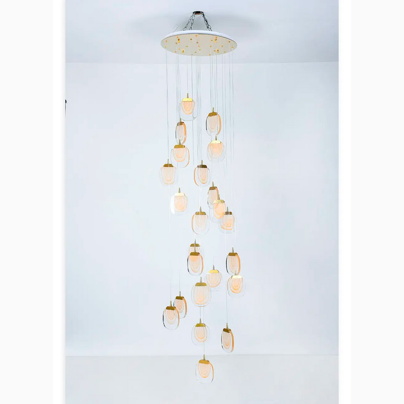 Vernazza | Creative Staircase Crystal Chandelier