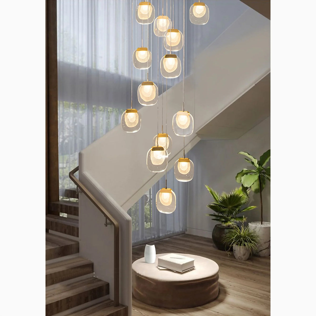Vernazza | Creative Staircase Crystal Chandelier, photo 3 of 22