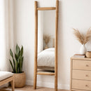 Indoor Natural Teak Branch Mirror - 71" by NORDICTEAK.COM