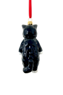 Mishka Tuxedo Cat Glass Ornament