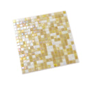 Yellow Gold White 12x12 Glossy Uniform Square Glass Mosaic Tile (20 pack, 18.69 sq ft/case)