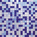 Royal Blue White 12x12 Glossy Uniform Square Glass Mosaic Tile (20 pack, 18.69 sq ft/case)