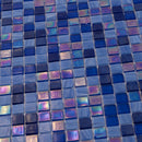 Blue 12x12 Glossy Uniform Square Glass Mosaic Tile (20 pack, 18.69 sq ft/case)