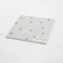 White Gold 12x12 Glossy Uniform Square Glass Mosaic Tile (20 pack, 18.69 sq ft/case)