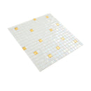 White Gold 12x12 Glossy Uniform Square Glass Mosaic Tile (20 pack, 18.69 sq ft/case)