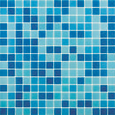 Pacific Blue 12x12 Uniform Square Glossy Glass Mosaic Tile (20 pack, 20 sq ft/case) - Sample