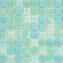 Baby Blue 12x12 Uniform Square Glossy Glass Mosaic Tile (20 pack, 20 sq ft/case)