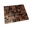 Brown Yellow 12x12 Glossy Uniform Square Glass Mosaic Tile (20 pack, 20 sq ft/case) by Apollo Tile