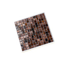 Brown Yellow 12x12 Glossy Uniform Square Glass Mosaic Tile (20 pack, 20 sq ft/case) by Apollo Tile