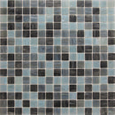 Dark Gray 12x12 Glossy Uniform Square Glass Mosaic Tile (20 pack, 20 sq ft/case)