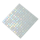 Cotton White 12x12 Glossy Square Glass Mosaic Tile (20 pack, 20 sq ft/case)
