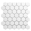 Pearl White 12x12 Polished Hexagon Marble Mosaic Tile (5 pack, 4.83 sq ft/case) - Sample