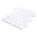 Snow White 12x12 Honed Hexagon Thassos Marble Mosaic Tile (5 pack, 4.83 sq ft/case) by Apollo Tile
