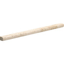 Chiaro Honed Pencil Liner Travertine Moldings