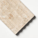 Royal Beige Honed Flute Trim Marble Accent Tiles