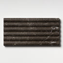 Nero Honed Flute Trim Marble Accent Tiles