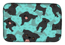 Black Pug Dish Drying Mat – Absorbent, Artistic Kitchen Essentials