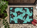 Black Pug Doormat - 24x36 Decorative Floor Mat – Indoor/Outdoor Rug with Artistic Flair