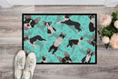 Boston Terrier Doormat - 24x36 Decorative Floor Mat – Indoor/Outdoor Rug with Artistic Flair