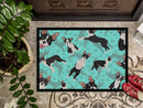 Boston Terrier Doormat - 24x36 Decorative Floor Mat – Indoor/Outdoor Rug with Artistic Flair