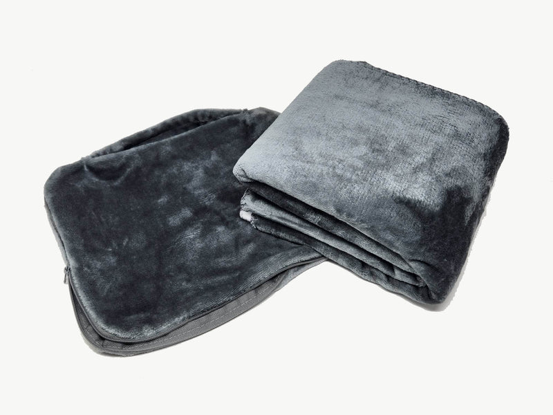 Schnauzer Soft Travel Blanket with Bag