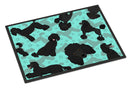 Black Standard Poodle Doormat - 24x36 Decorative Floor Mat – Indoor/Outdoor Rug with Artistic Flair