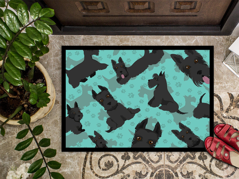 Scottish Terrier Doormat - 24x36 Decorative Floor Mat – Indoor/Outdoor Rug with Artistic Flair