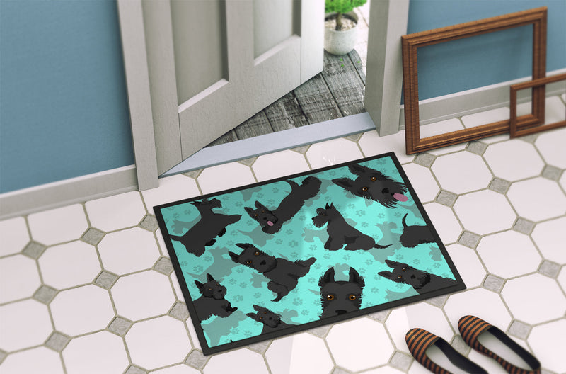 Scottish Terrier Doormat - 24x36 Decorative Floor Mat – Indoor/Outdoor Rug with Artistic Flair