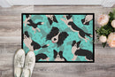 Border Collie Doormat - 24x36 Decorative Floor Mat – Indoor/Outdoor Rug with Artistic Flair