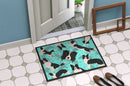 Border Collie Doormat - 24x36 Decorative Floor Mat – Indoor/Outdoor Rug with Artistic Flair