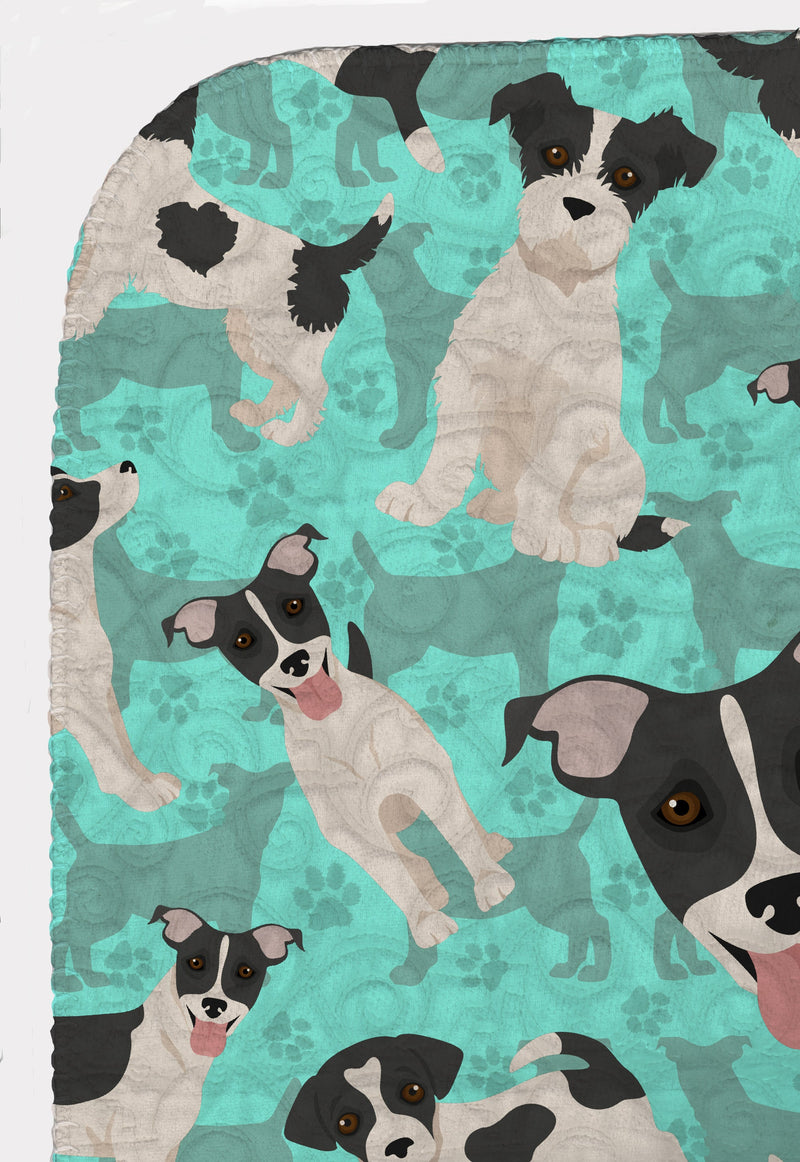 Jack Russell Terrier Quilted Blanket 50x60